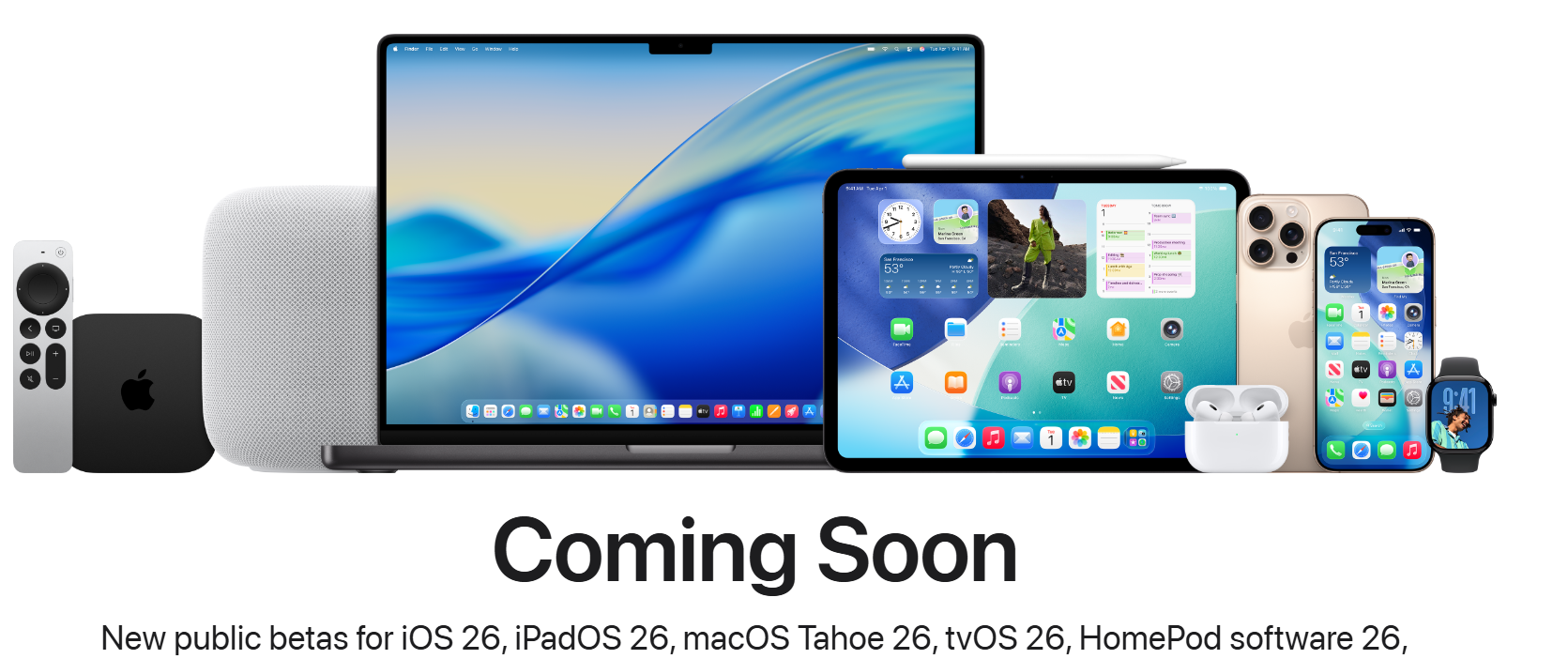 Apple release lineup